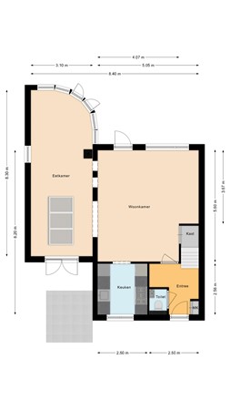 Floorplan - Kavelpad 25, 2411 WK Bodegraven